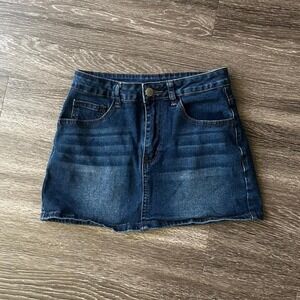 Micro Denim Skirt